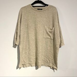 ZARA  - OVERSIZED SUPER SOFT TOP